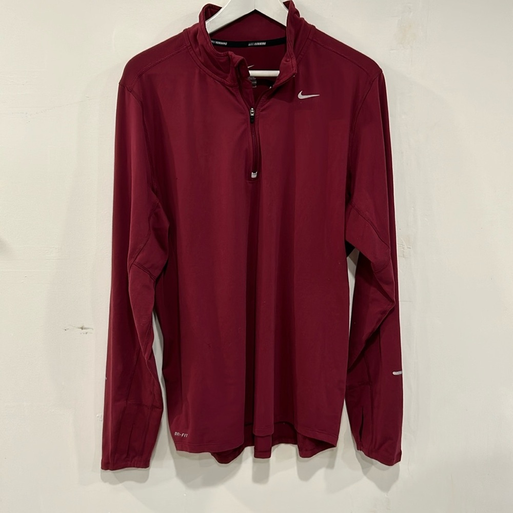 Dri-fit 1/4 zip running shell